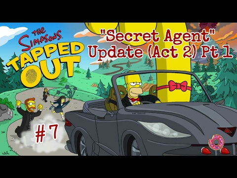 The Simpsons: Tapped Out [137] "Secret Agents" Update (2017) Pt 7 (Act 2) {Questline Overview}