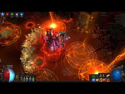 [PoE 3.10] SSF Hierophant Archmage Storm Brand | Uber Atziri Fight Deathless
