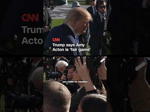 Trump says Amy Acton is 'fair game'