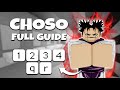 Full Choso Guide Jujutsu Shenanigans