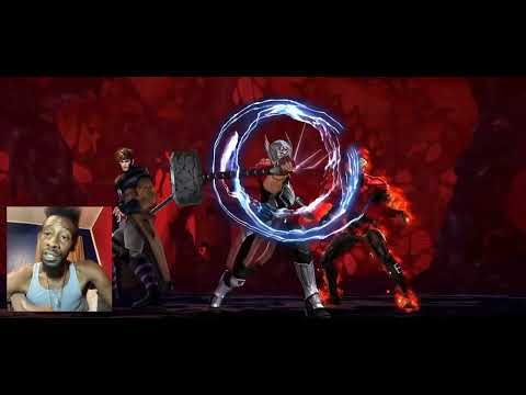 Jane Foster Tier 3 Showcase & Gorr The God Butcher Design & Skill animations | Marvel Future Fight