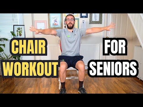 45-Minute Full Chair Workout for Seniors - Seated Fitness Routine - Full Chair Exercise for Seniors