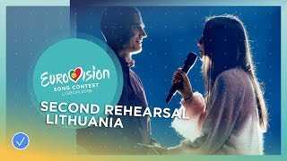 Ieva Zasimauskaitė - When We&#39;re Old - Exclusive Rehearsal Clip - Lithuania - Eurovision 2018