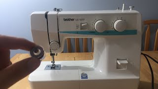 Brother LS-1217 Sewing Machine: Winding The Bobbin