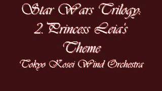 Star Wars Trilogy 2. Princess Leia's Theme. Tokyo Kosei Wind Orchestra.