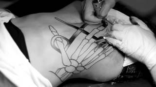 Black Swallow Tattoo - Death's Hand by Dmitry Mrachnik