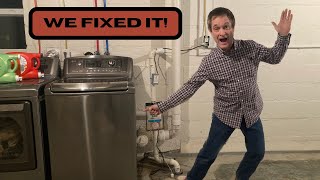 LG washing machine leaking water — easy fix