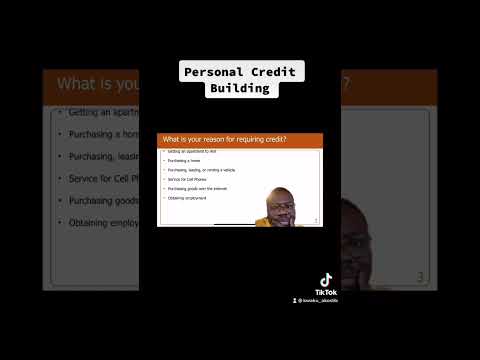 Things to know when you want to build good personal credit. PART 1