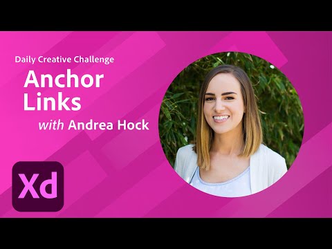 Adobe XD Daily Creative Challenge - Anchor Links | Adobe Creative Cloud