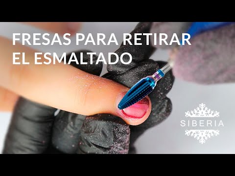 FRESAS / BROCAS para MANICURA COMBINADA | Cómo QUITAR ESMALTE sin DAÑAR las UÑAS