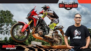 Welcome to the first ever BikeWale Off Road Day 2019. The adventure bikes you see here are the Hero Xpulse200, BMW G 310 GS, Royal Enfield Himalayan, Suzuki V-Strom, Triumph Tiger 800 and the Honda Africa Twin. These were handpicked because they impressed us during our regular testing and reviews. But since we wanted to do something more serious, we put them to the test at Big Rock Dirt Park, just outside Bangalore!