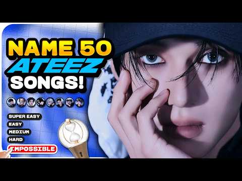 CAN YOU NAME 50 ATEEZ SONGS? - Super Easy to Impossible | KPOP QUIZ 2026
