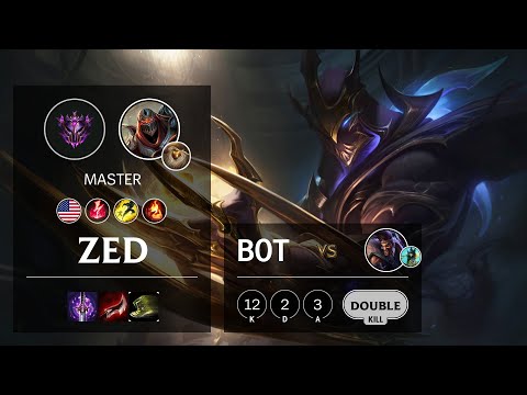 Zed Bot vs Draven - NA Master Patch 10.15