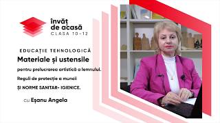 "Materiale și ustensile pentru prelucrarea artistică a lemnului"