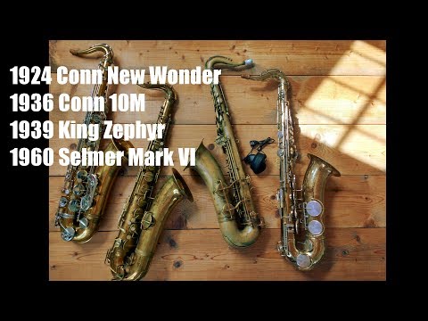 Dan Kinzelman Comparing Classic Selmer, King and Conn Tenor Saxophones