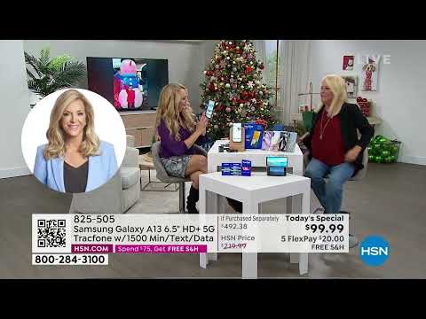 HSN | Electronic Gift Connection - Samsung Tracfone 12.06.2022 - 12 AM