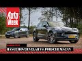 Porsche Macan S vs.  Range Rover Velar P400 - AutoWeek dubbeltest - English subtitles