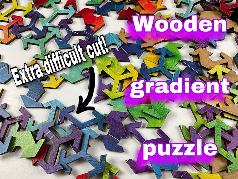 Building my first WOODEN puzzle - with EXTRA DIFFICULT cut pattern