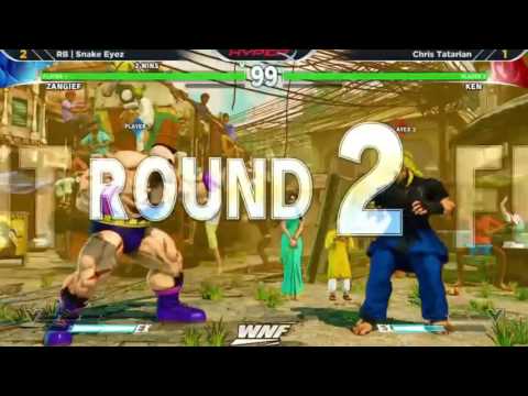 [WNF2016 1.1] SFV Snake Eyez (Zangief) vs. Chris Tatarian (Ken) Winners Final