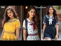 4k Real Indian Ai Lookbook Model Ai Art Girl Attractive School Dress Beautiful Ai Lookbook