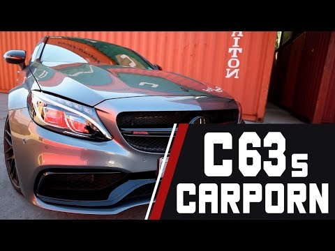 SD // Mercedes C63s AMG Coupe // CARPORN - BURNOUT - LAUNCHCONTROL