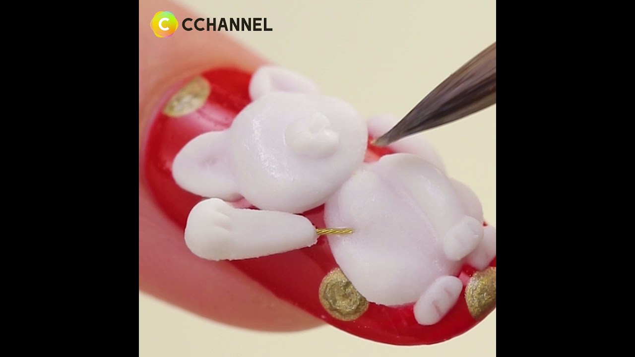 開運♡しあわせ来い来い「招き猫ネイル」