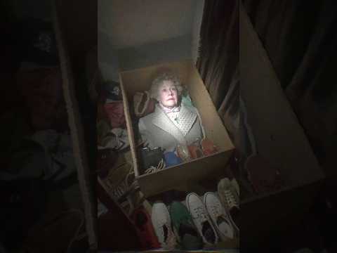 grandma has been hiding inside boxes again | #nakakatakot #horror