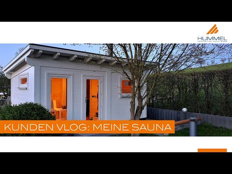 Wir zeigen euch unser HUMMEL SAUNAHAUS 😍 ROOMTOUR - KundenVLOG | neue GARTENSAUNA | HUMMEL Blockhaus