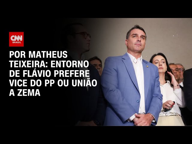 Entorno de Flávio prefere vice do PP ou União a Zema | CNN NOVO DIA