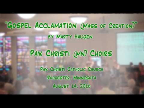 download lagu mp3 mp4 Mass Of Creation Gospel Acclamation, download lagu Mass Of Creation Gospel Acclamation gratis, unduh video klip Download Mass Of Creation Gospel Acclamation Mp3 dan Mp4 Youtube Gratis