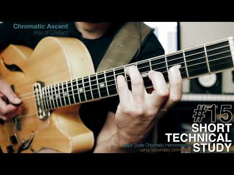 Short Technical Study #15 (Major Scale Chromatic Harmonization using Secondary Dominants)