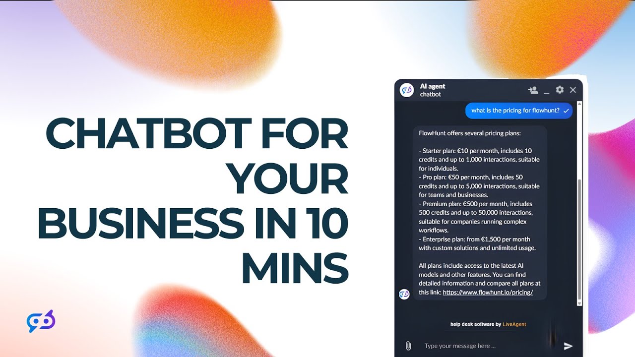 Thumbnail for Crea il Tuo Chatbot per Sito Web in Minuti