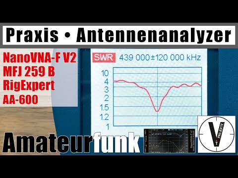 Antennenanalyzer • Reichweite erhöhen • RigExpert • NanoVNA-FV2  • MFJ 259B • Notfunk
