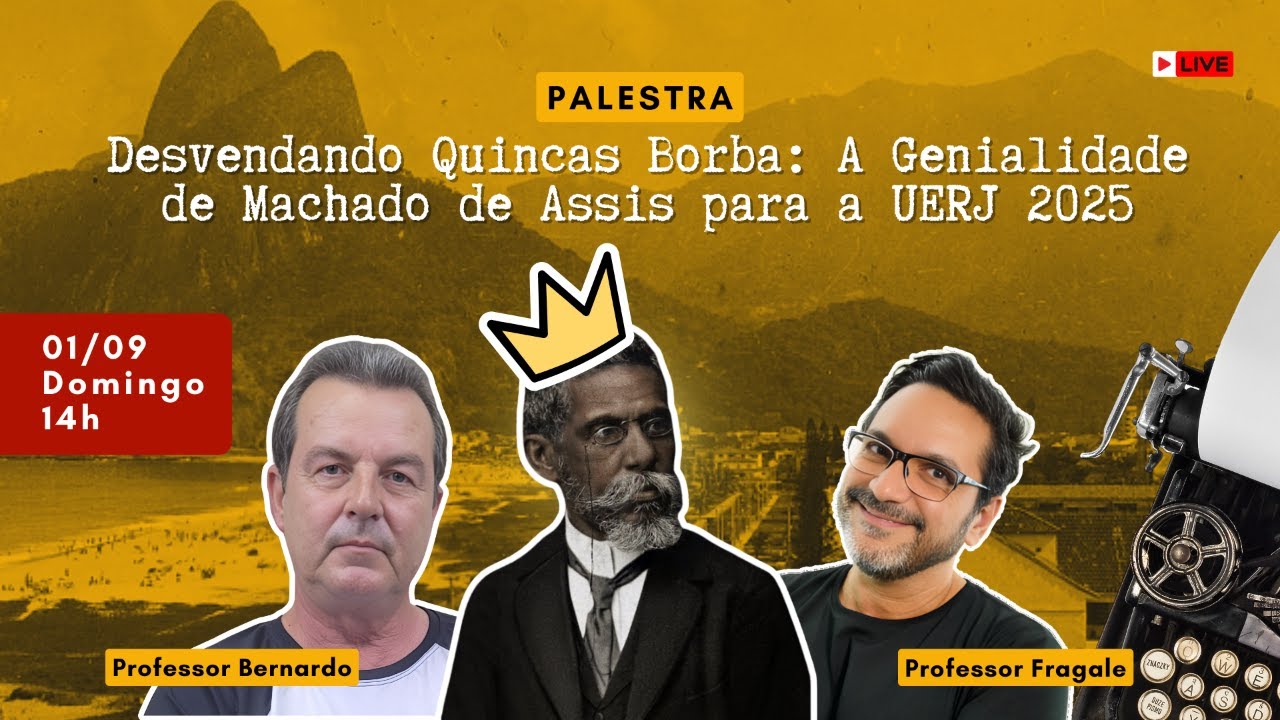 Palestra Quincas Borba com Professor Bernardo e Professor Fragale