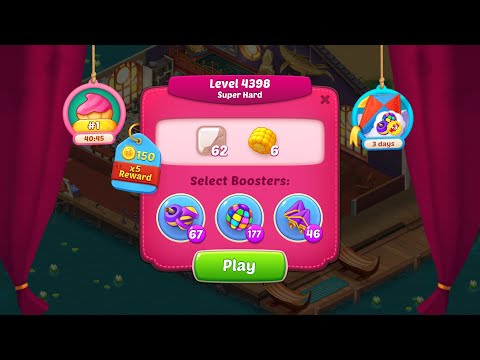 Homescapes🏠: Beat Level 4398~4399 (Android | iOS) - Gameplay Walkthrough