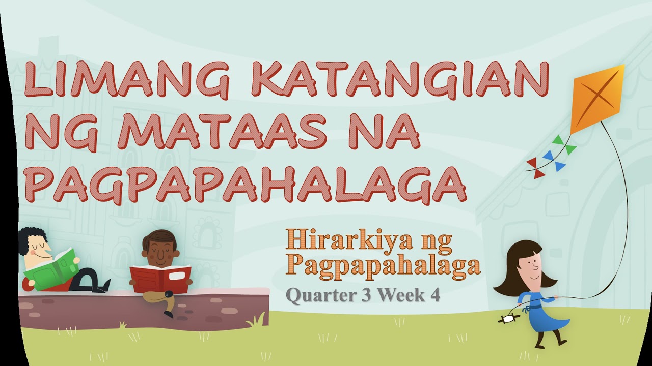 Limang Katangian ng Mataas na Pagpapahalaga