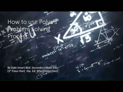 Using Polya's Problem Solving Process to solve S.E.A Mathematics Problems