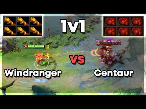 6x MKB Windranger vs 6x Heart Centaur | Level 30 Dota 2 1v1 | Who Will Win?