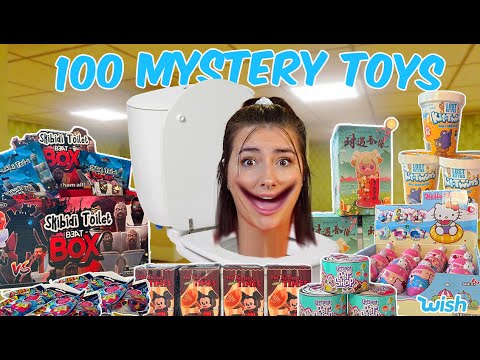 UNBOXING 100 MYSTERY TOYS FROM WISH.COM