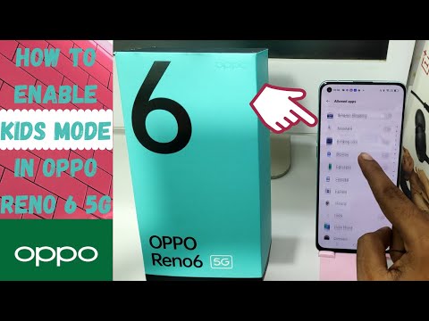 How to Enable Kids Mode in OPPO RENO 6 5G| OPPO Reno Kids Space / Set Up Parental Control
