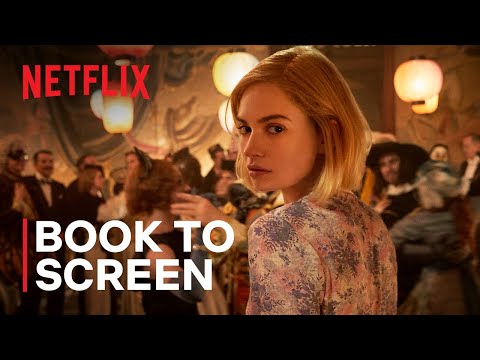 Thumbnail of the video: Armie Hammer and Lily James Explain How Rebecca went from Book To Screen | Netflix