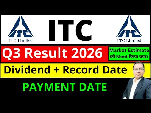 ITC result TODAY I ITC share latest news I ITC SHARE dividend I ITC q3 result 2026 I ITC SHARE NEWS