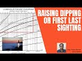 Position Circle By Raising And Dipping Or First Sighting And Last Sighting