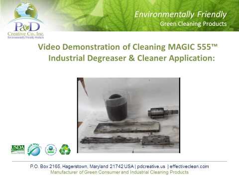 P&D Creative Co  MAGIC 555 Industrial Products presentation