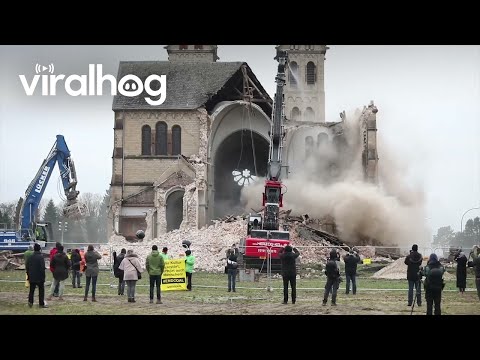 Historic German Church Demolished || ViralHog