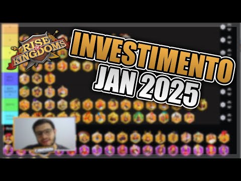 MELHORES COMANDANTES PARA INVESTIR EM 2025 - RISE OF KINGDOMS