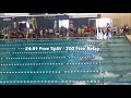 50 Free Split 24.81 - STATE 05/19/18