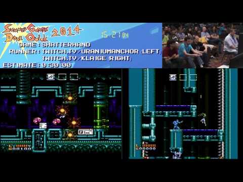 SGDQ 2014 | Shatterhand (NES) Speedrun Race! (26:18) by UraniumAnchor, Klaige
