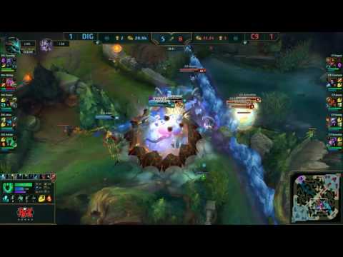 DIG vs C9 Highlights Game 3 NA LCS Summer 2017 Dignitas vs Cloud9 by Onivia