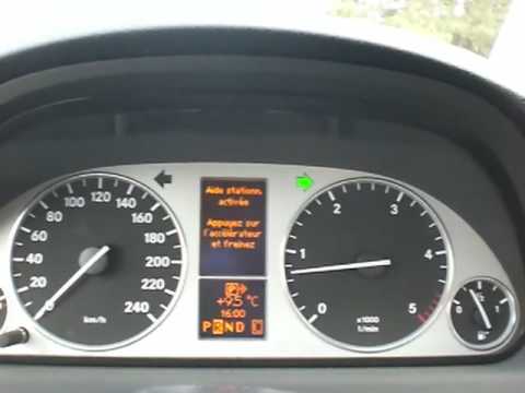comment regler l'heure sur mercedes classe b